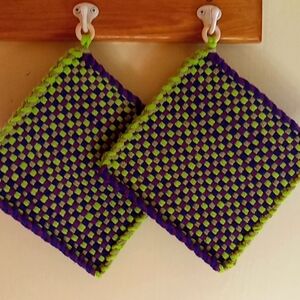 Halloween Handmade Potholder set 8"x 8" Large size